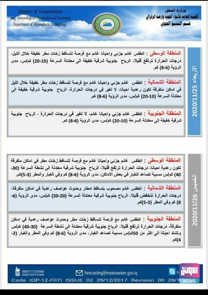 إنخفاض ملحوظ بدرجات الحرارة وأمطار مرتقبة.. حالة طقس اليوم والأيام الأربعة المقبلة 11 5A796E5D 7240 472C 9435 A25434376420