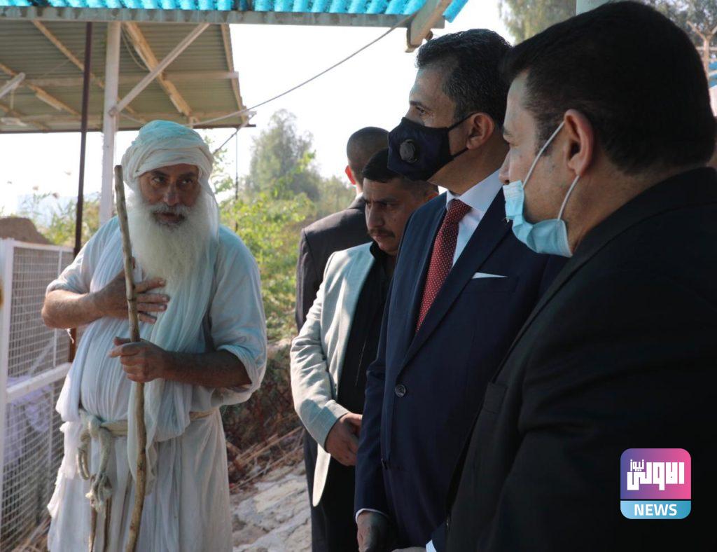 مستشار الأمن القومي قاسم الأعرجي يحضر تأدية طقوس الصابئة المندائيين على نهر دجلة 18 88EAEC07 6A26 45D8 8B1B F2C1A226E2BF