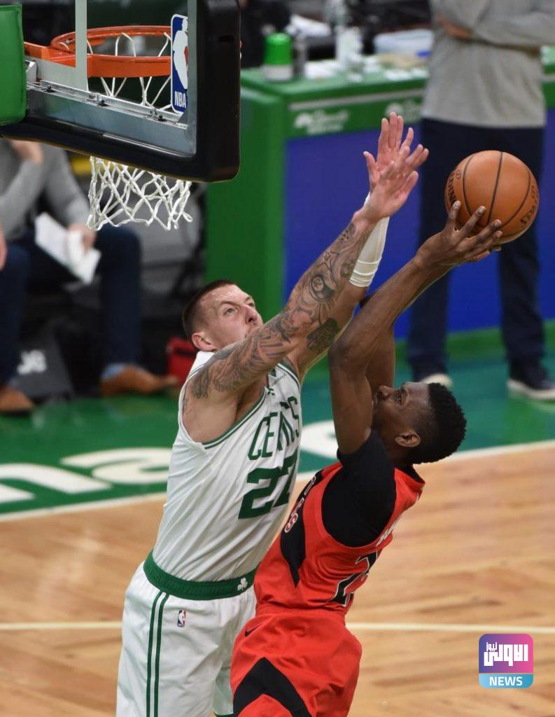 سيلتيكس يتغلب على رابتورز في NBA 6 2021 02 12t030957z 1202760203 mt1usatoday15562619 rtrmadp 3 nba toronto raptors at boston celtics reuters