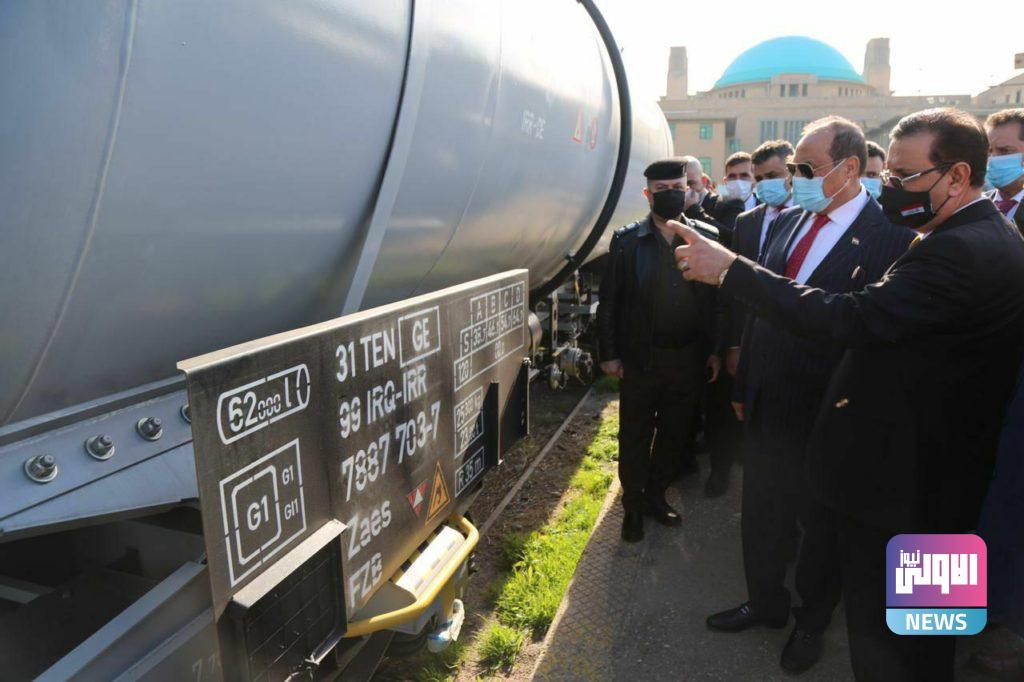 بعد انقطاعٍ دام لعشر سنوات.. السكك تعاود نقل المشتقات النفطية من بيجي 7 IMG 20210204 WA0058