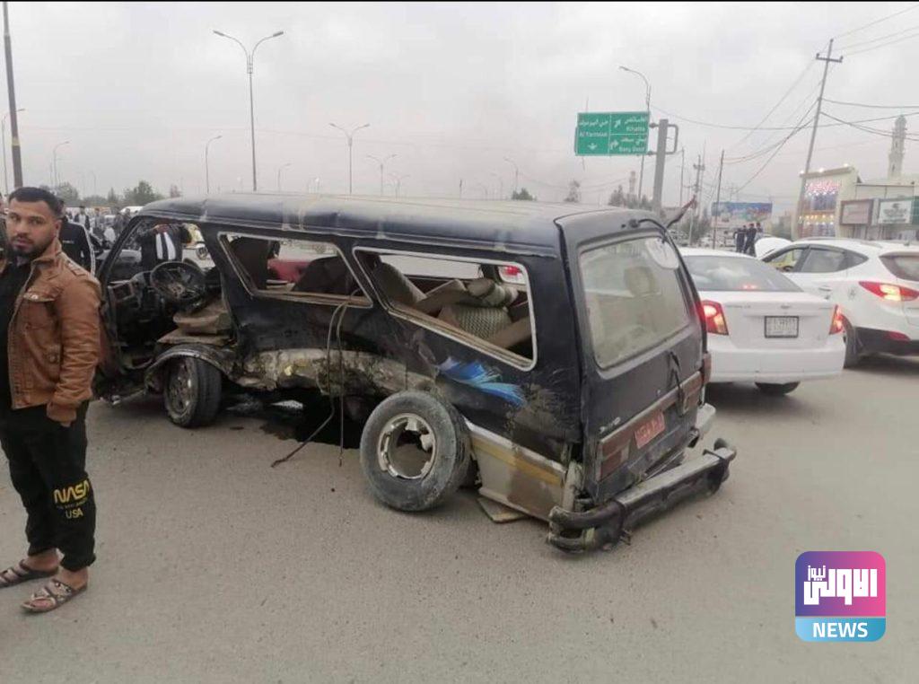 مصرع وإصابة 10 مدنيين بحادثين منفصلين في ديالى والنجف ( صور) 6 IMG 20210204 WA0065