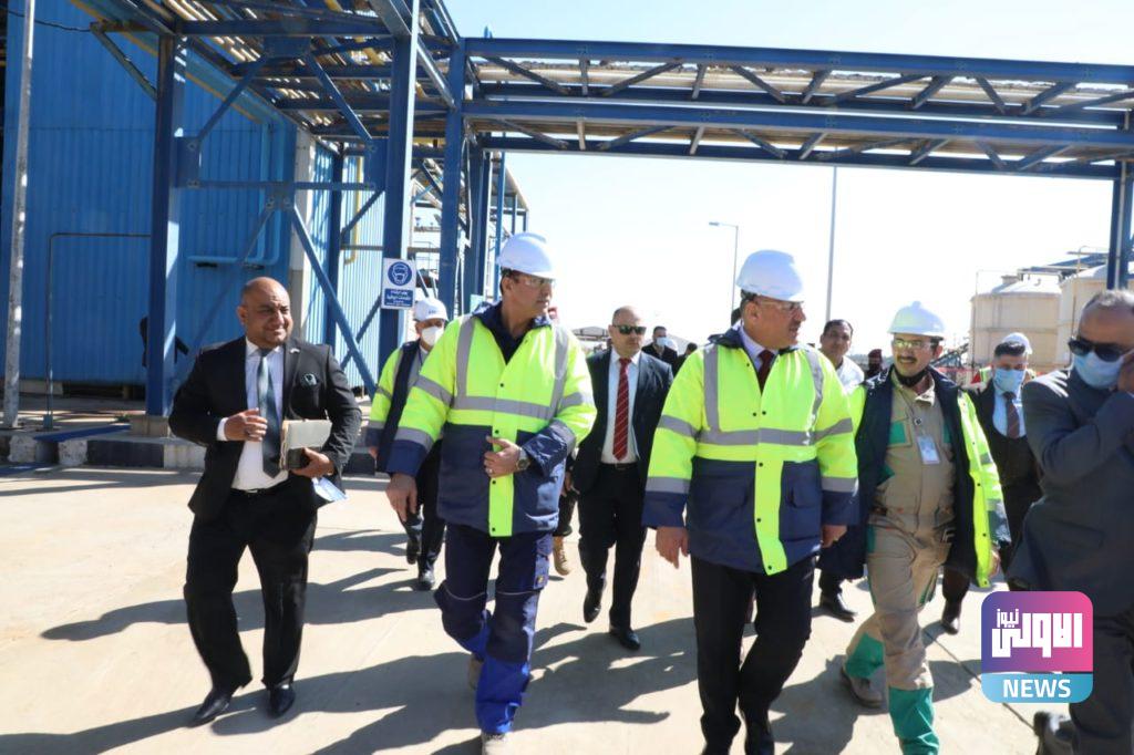 وزير الصناعة والمعادن يزور شركة الفرات العامة لمتابعة مراحل تأهيل وتشغيل مصنع الصودا والكلور (صور) 10 IMG 20210208 WA0086