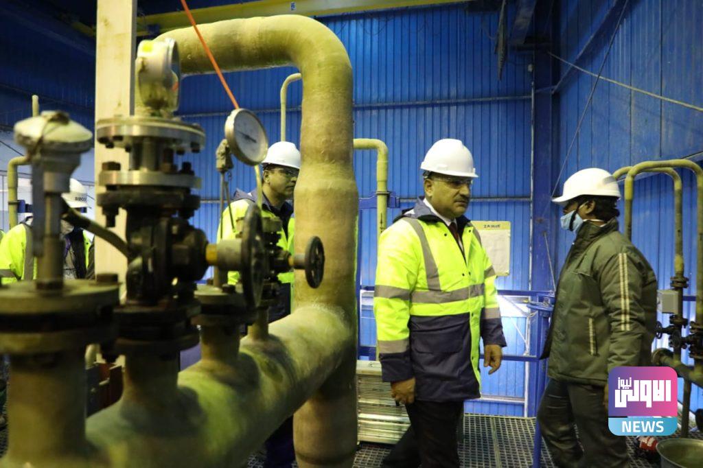 وزير الصناعة والمعادن يزور شركة الفرات العامة لمتابعة مراحل تأهيل وتشغيل مصنع الصودا والكلور (صور) 11 IMG 20210208 WA0088