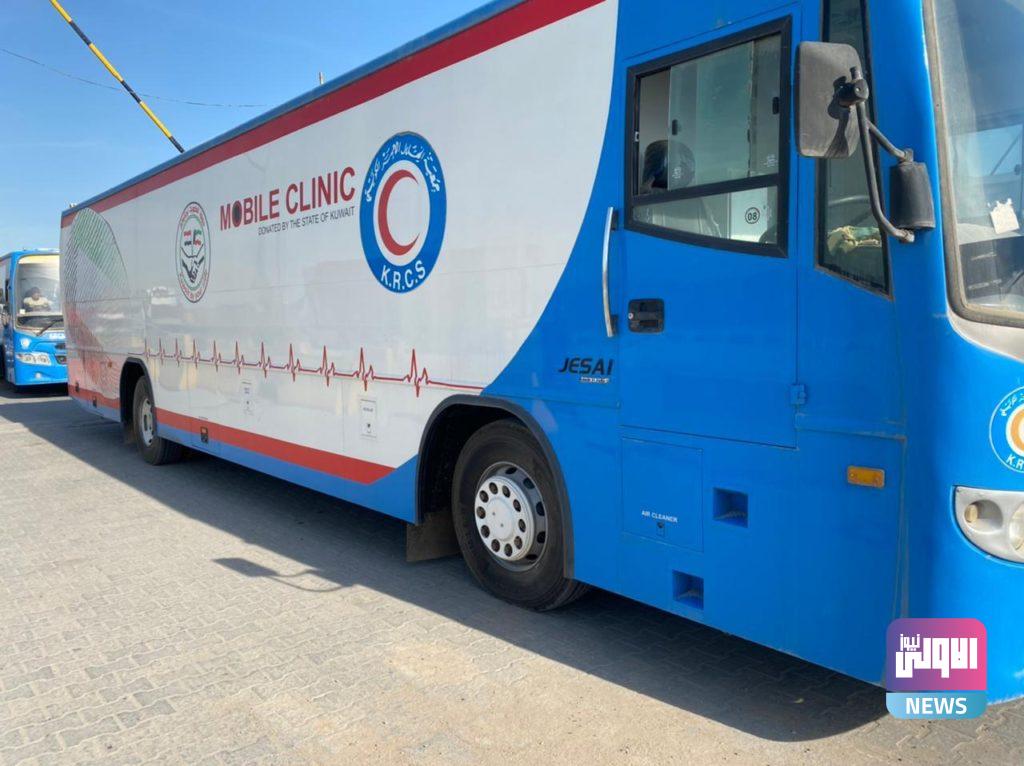 منفذ ميناء أم قصر يسهل إجراءات دخول عجلات تحتوي على عيادات متنقلة هدية من الكويت 6 IMG 20210209 WA0031