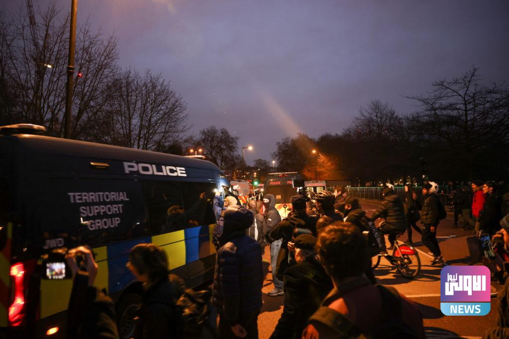 اعتقال العشرات خلال تظاهرة ضد اجراءات الحجر في لندن 6 6056e1fc4236040b6a293a5b
