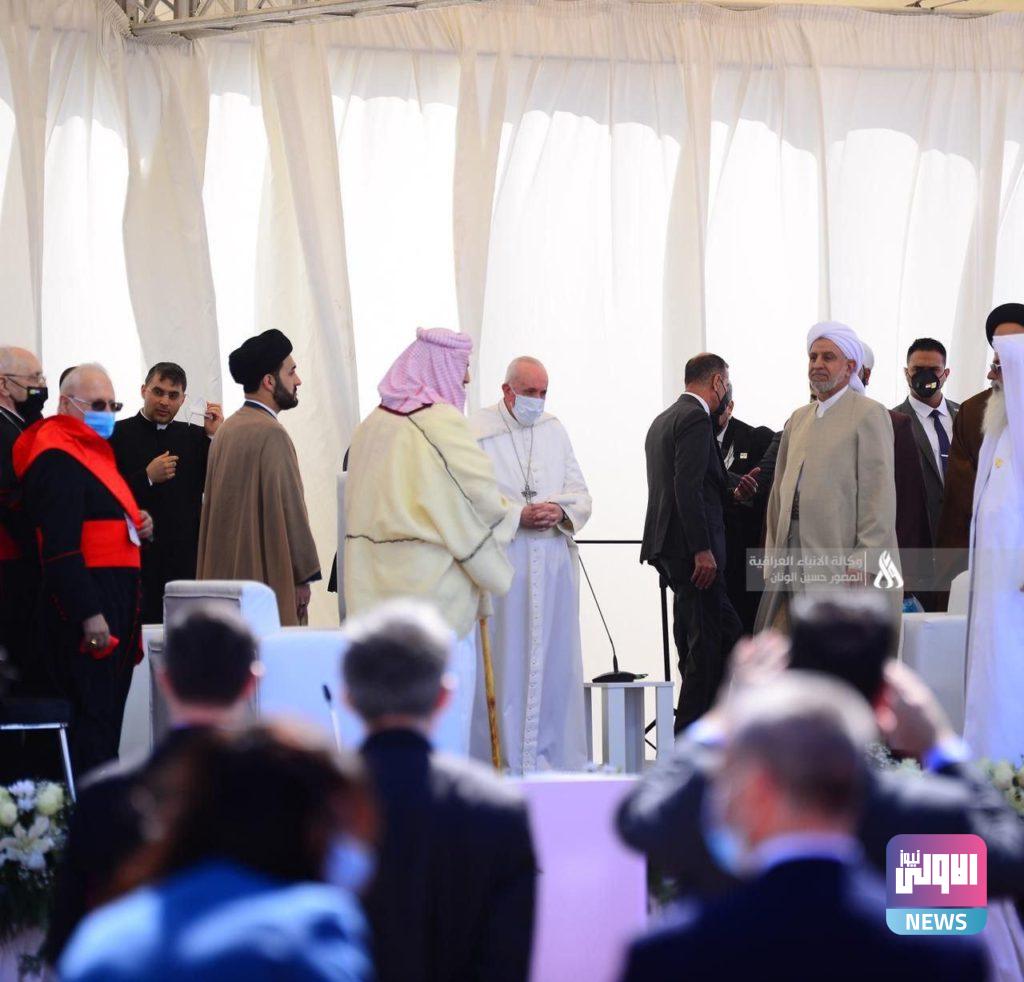 بدء مراسم حج بابا الفاتيكان وسط ترحيب وتهليل في اور التاريخية (صور) 6 9FBBC74E 4F34 425D A252 99172DF2E2E7