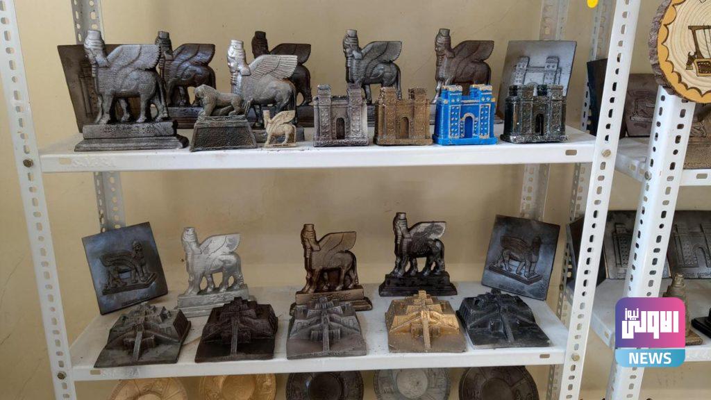 مئات القطع الاثرية المستنسخة ستوزع كتذكار للوفد المرافق لبابا الفاتيكان 6 IMG 20210304 WA0115