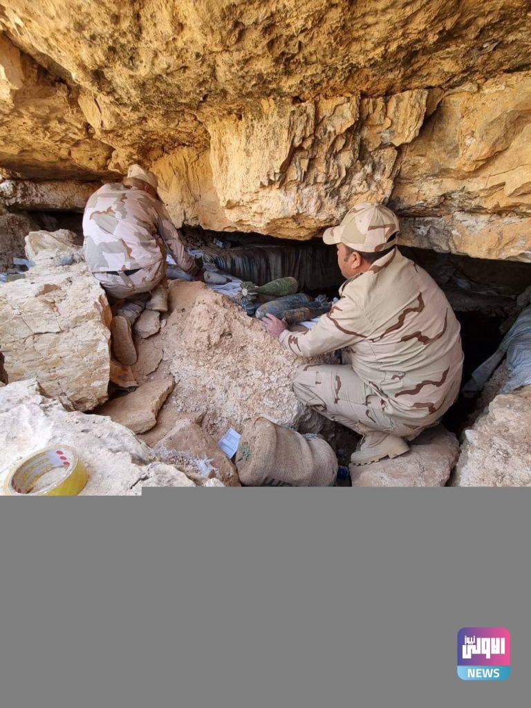 الاستخبارات العسكرية تعثر على صواريخ وقنابر داخل مضافة لعناصر داعش (صور) 15 IMG 20210308 WA0139