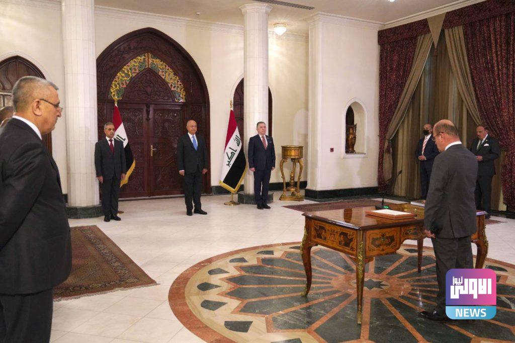 رئيس وأعضاء المحكمة الاتحادية يؤدون اليمين الدستورية أمام رئيس الجمهورية 6 23A6C983 61ED 4603 9761 DA7BE382F5B8