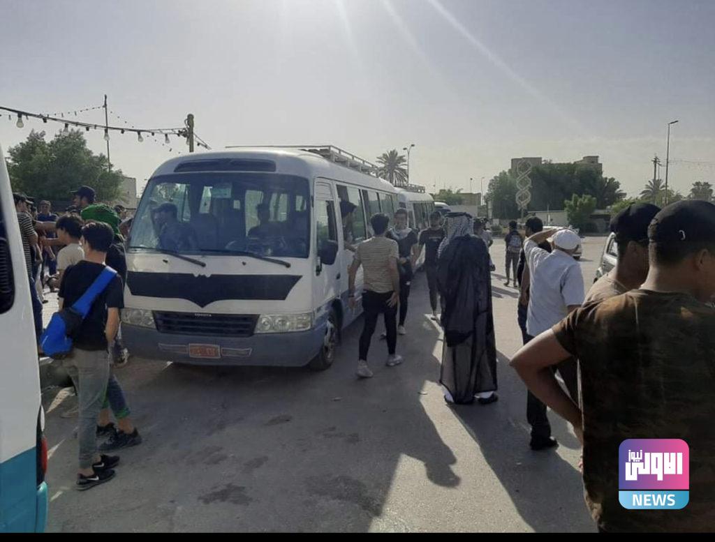 وسط اجراءات أمنية مشددة.. متظاهرو 25 ايار يواصلون التوجه من المحافظات الجنوبية الى بغداد(صور) 12 6B9C9225 ECAB 4868 9260 71D69BD87C13