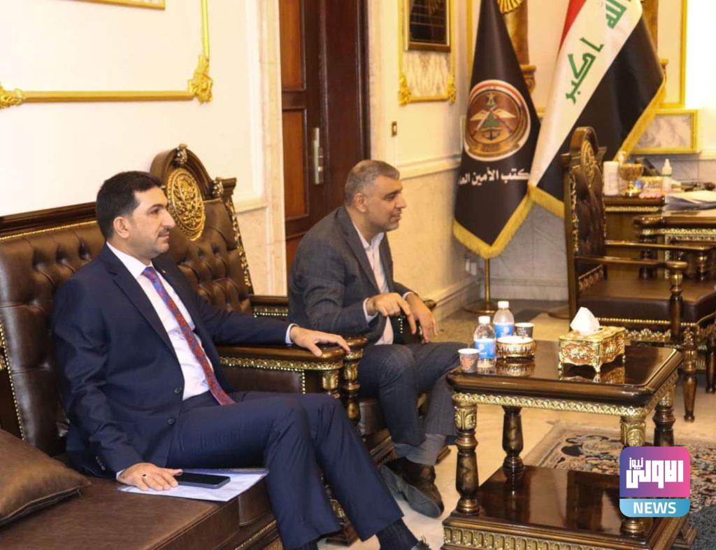 الأمين العام لوزارة الدفاع يستقبل رئيس هيأة التصنيع الحربي في مكتبه (صور) 9 FB IMG 1622299028391