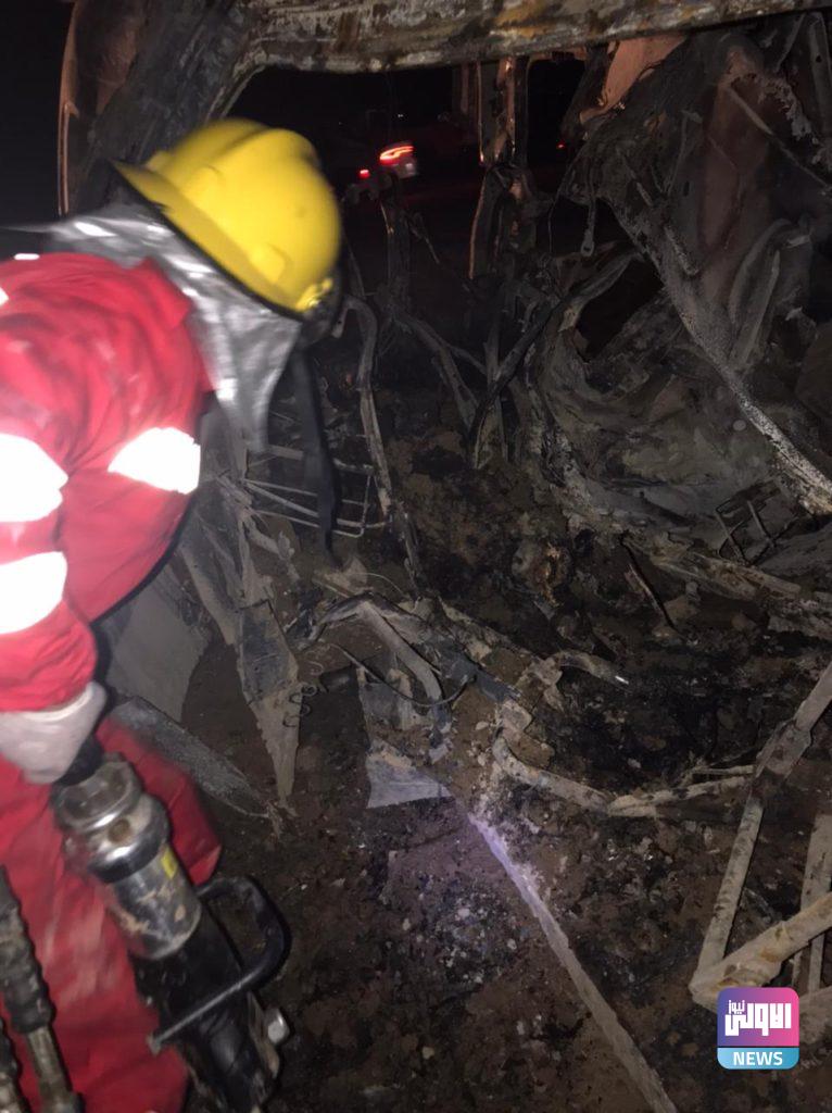 الدفاع المدني ينتشل 14 جثة وينقذ 3 مواطنين ويخمد حريق داخل عجلتين في المثنى (صور) 18 IMG 20210515 WA0000