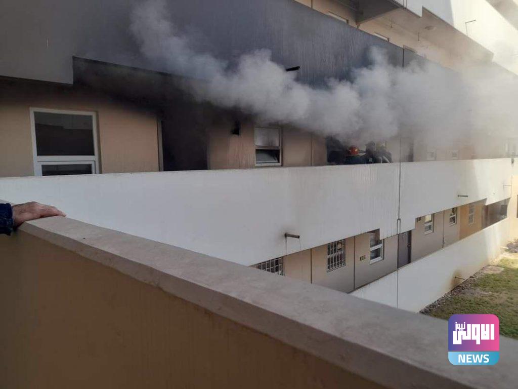 الدفاع المدني تخمد حريق داخل شقة في مجمع بسماية (صور) 25 IMG 20210520 WA0008