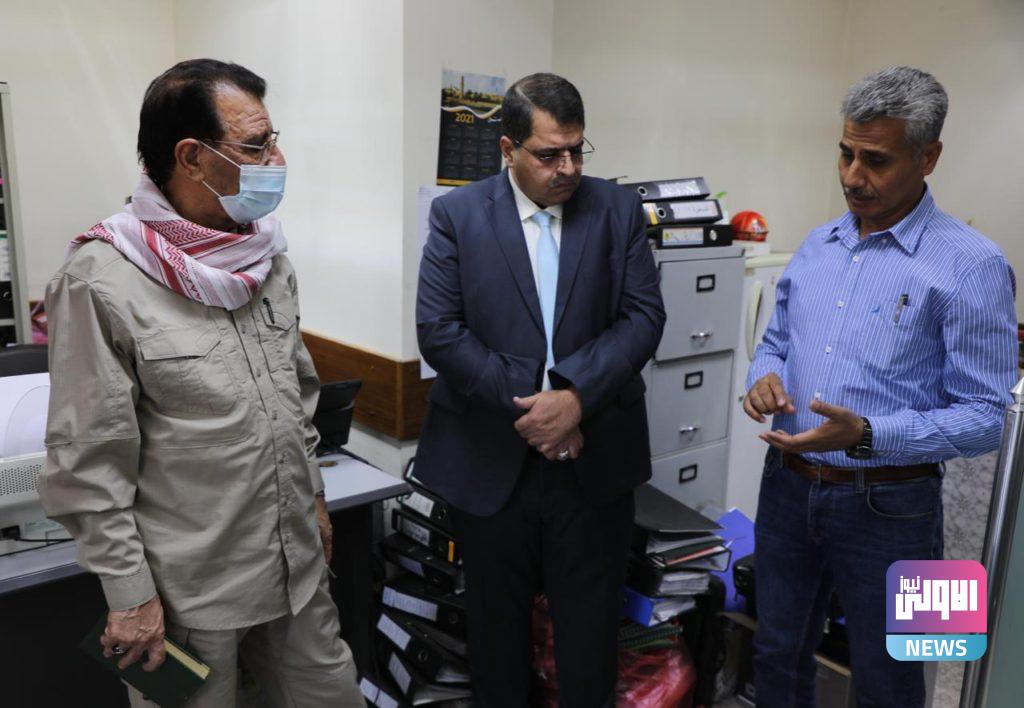 وزير الزراعة يتفقد دائرة فحص البذور ويطلع على عمل الدائرة في ضوء ارتفاع نسب الانتاج (صور) 8 IMG 20210525 WA0054