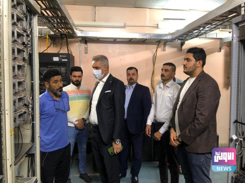 الوكيل الفني لوزارة الاتصالات بزيارة مفاجئة ليلية الى البدالات بجانبي الكرخ والرصافة (صور) 6 IMG 20210526 WA0050