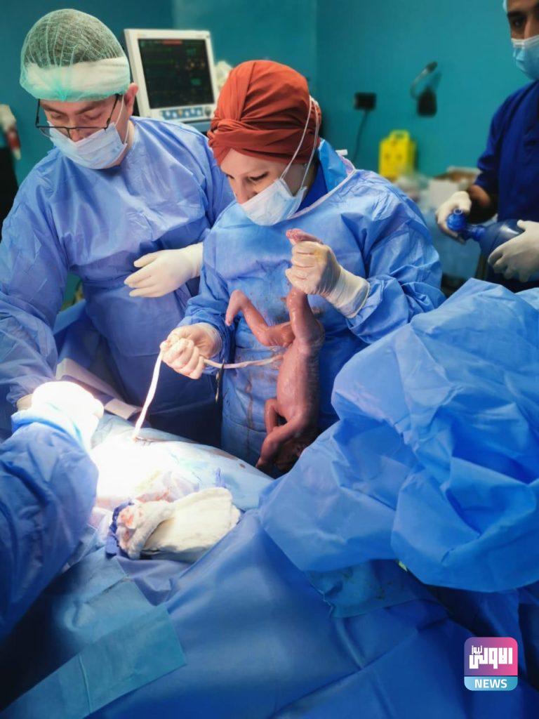 انقاذ حامل مع جنينها بعمليتين طارئتين لامرأة تعاني من ورم بالحجرة الخلفية مع استسقاء الدماغ 8 IMG 20210530 WA0071 1