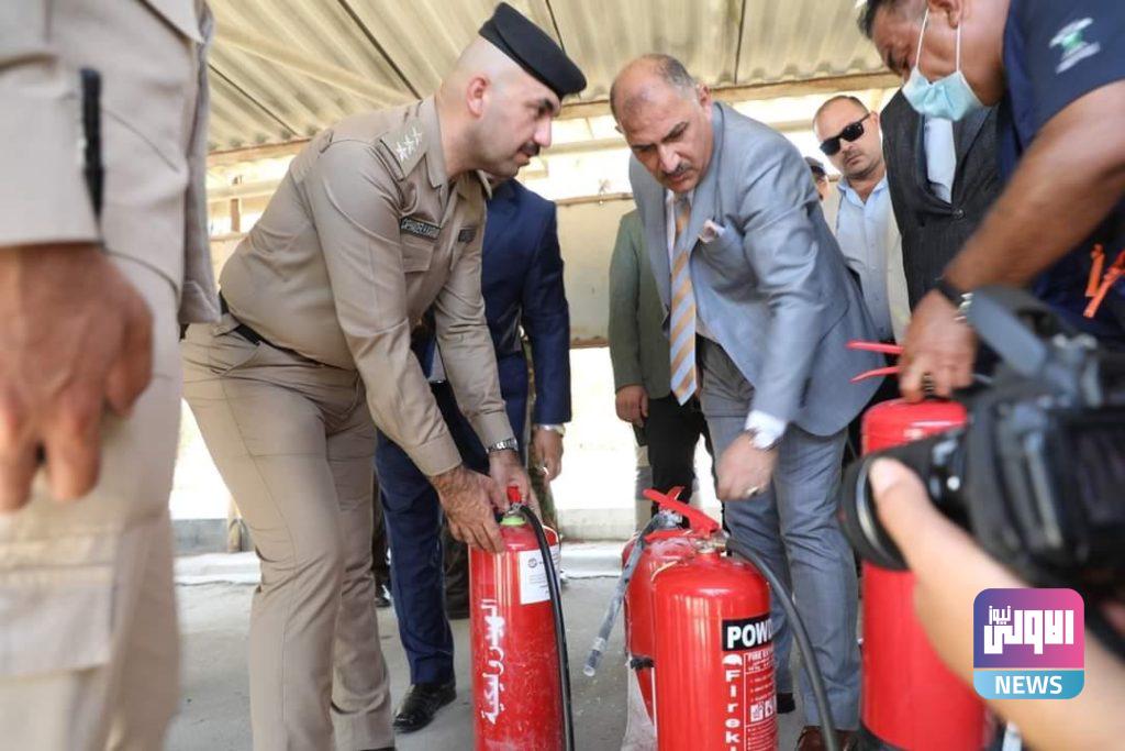 وزيـر الصناعـة يُشـرف علـى تجربـة عمليـة لمطافـئ الحريـق المُنتجـة محليـاً (صور) 10 IMG 20210531 WA0042