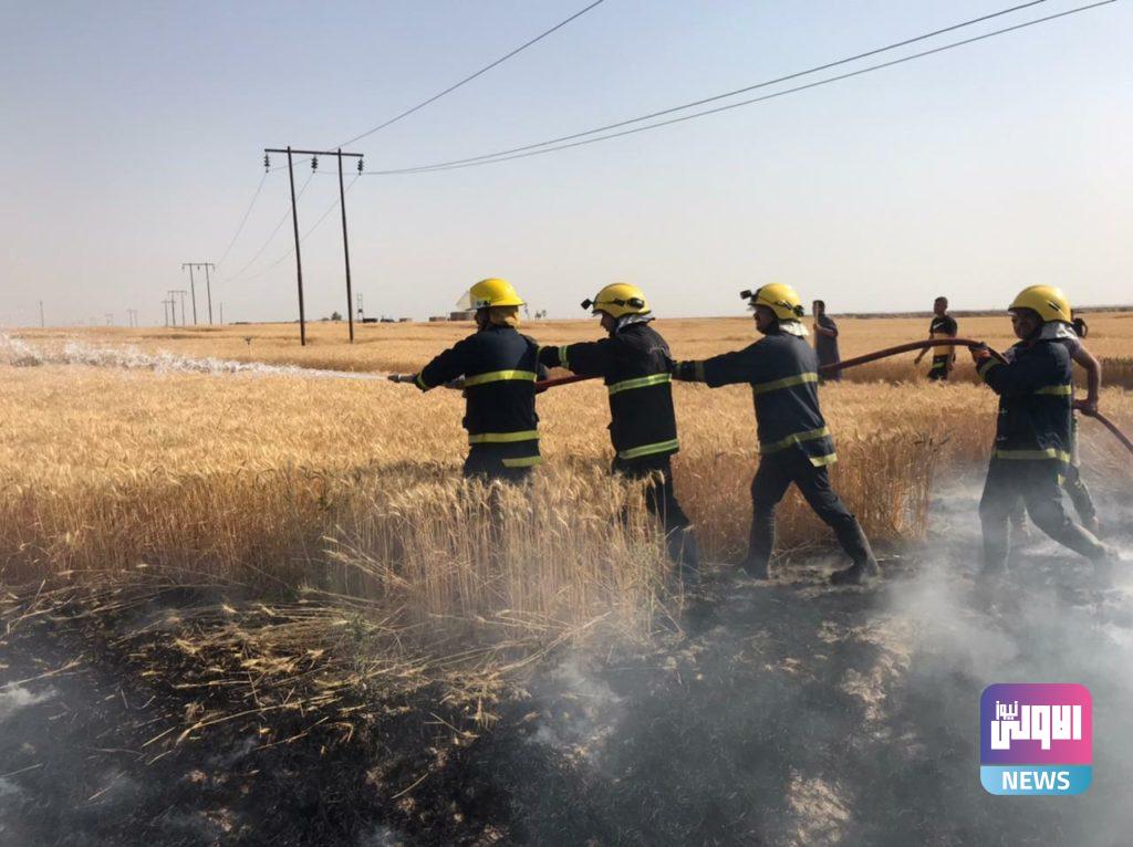 الدفاع المدني تنقذ 117 دونماً في صلاح الدين (صور) 12 IMG 20210522 180557 863