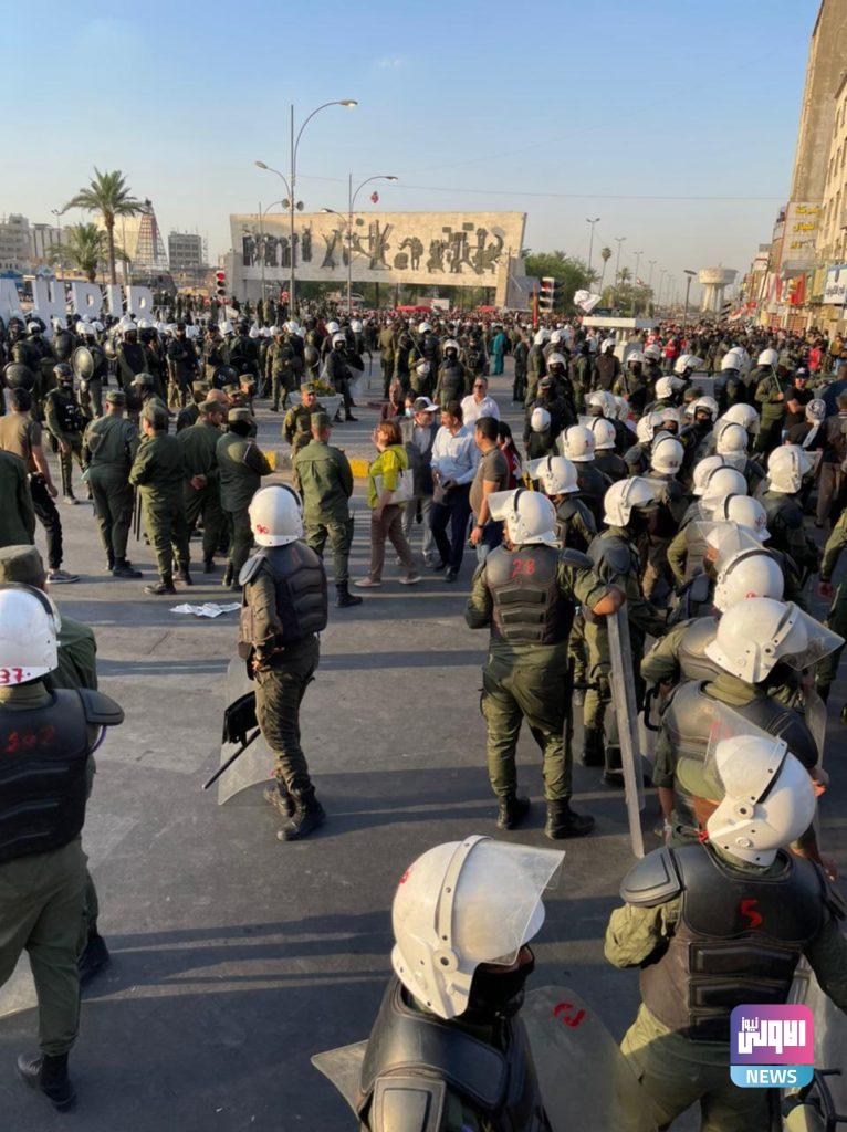 مكافحة الشغب تشن هجوماً مفاجئاً على المتظاهرين في ساحة التحرير (صور) 13 IMG 20210525 181743 194
