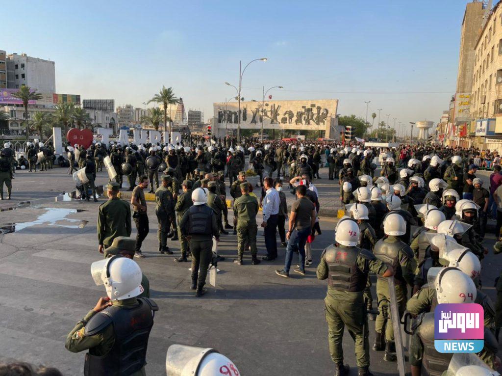 مكافحة الشغب تشن هجوماً مفاجئاً على المتظاهرين في ساحة التحرير (صور) 12 IMG 20210525 181746 228