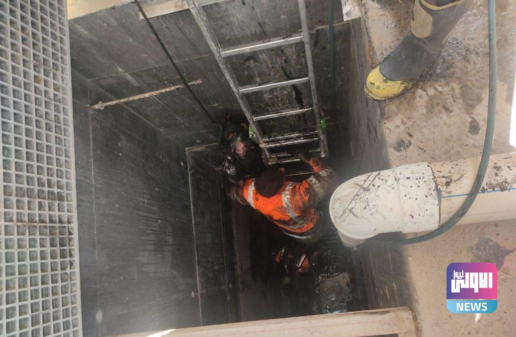 الدفاع المدني تنقذ عاملا هوى مغشياً عليه في حوض للصرف الصحي في ديالى 24 1CAC1648 E168 46E4 B5C0 E1AAB8150198