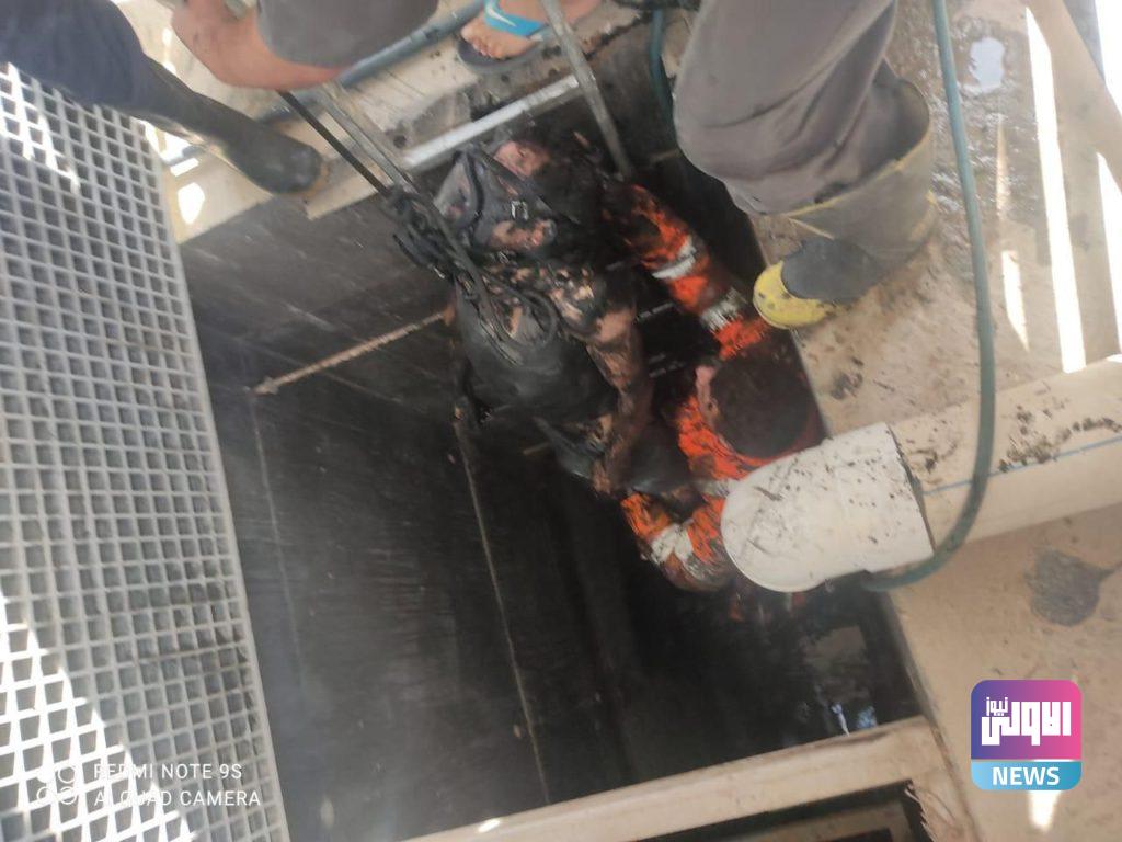 الدفاع المدني تنقذ عاملا هوى مغشياً عليه في حوض للصرف الصحي في ديالى 19 5EA0C0E2 9875 4A0C A109 804ED0588CED