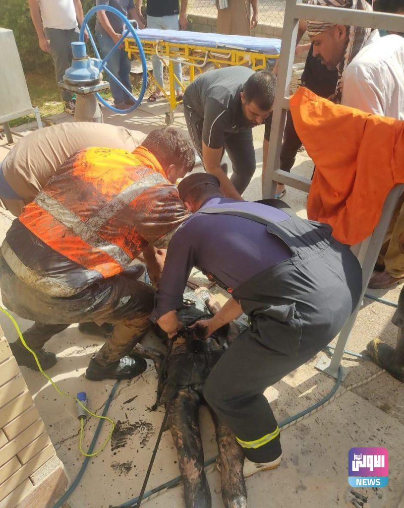 الدفاع المدني تنقذ عاملا هوى مغشياً عليه في حوض للصرف الصحي في ديالى 22 9AE7D2EE D29B 4698 8CA5 33F970BAB8F4