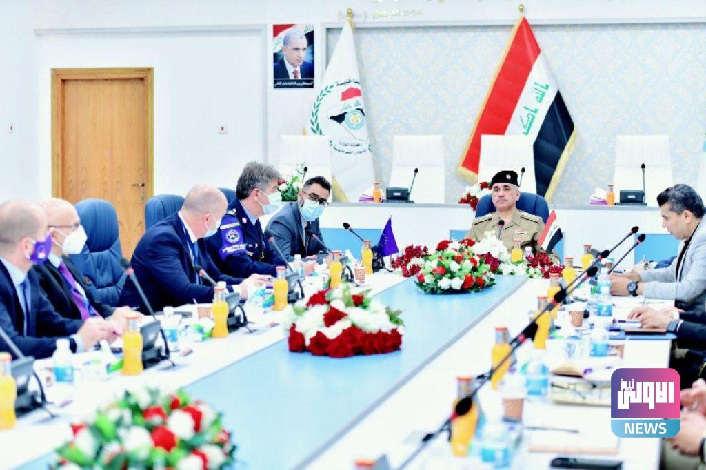 وكيل وزارة الداخلية لشؤون الشرطة يستقبل بعثة الاتحاد الاوربي الاستشارية 12 B85C0EFA 3364 4827 833F 3C956C20DA8A