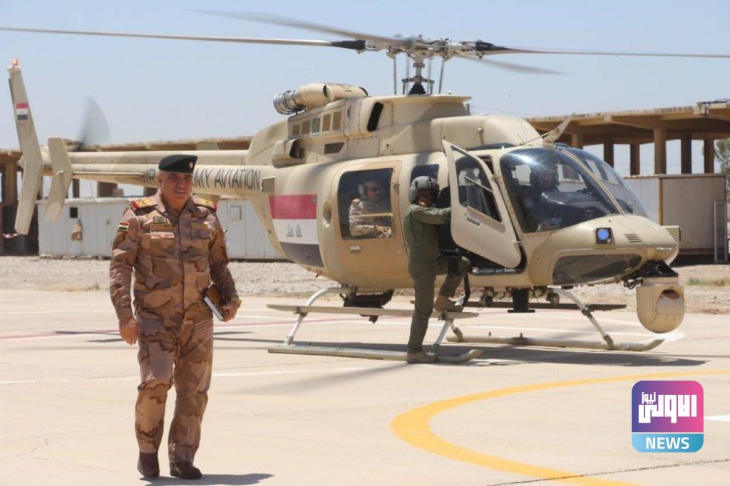 نائب قائد العمليات المشتركة وقائد القوات البرية يستطلعان جواً حدود مسؤولية عمليات ديالى 6 D7651030 F06E 4E1D A16D 1A1EF740CB7E