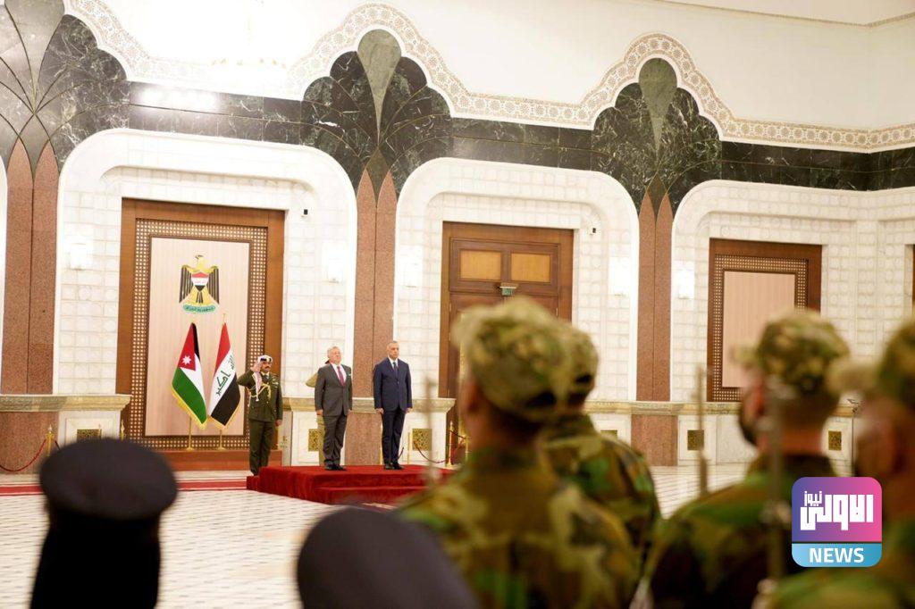 الكاظمي يستقبل العاهل الأردني في القصر الحكومي 30 IMG 20210627 WA0041