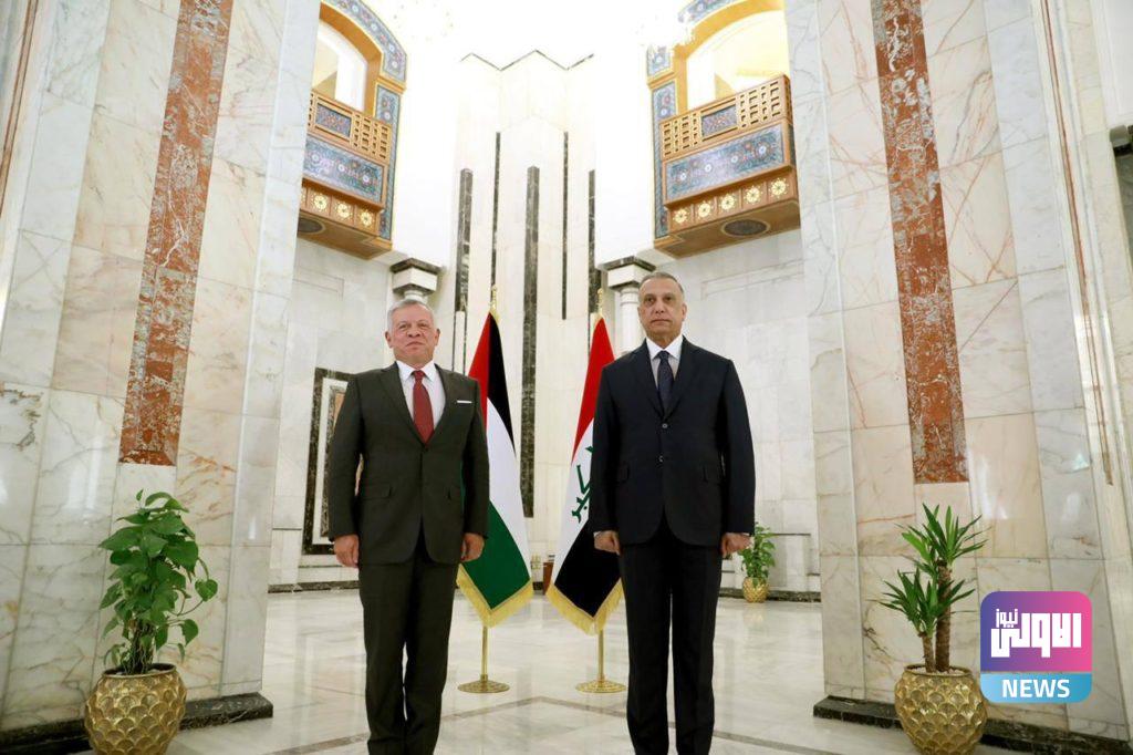 الكاظمي يستقبل العاهل الأردني في القصر الحكومي 27 IMG 20210627 WA0042
