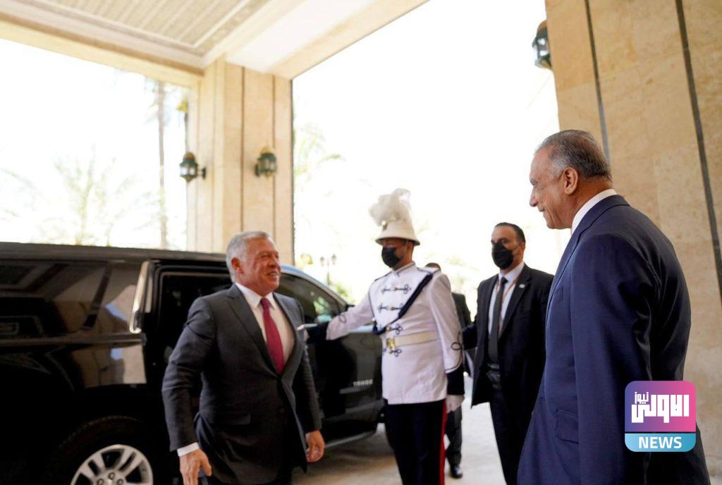 الكاظمي يستقبل العاهل الأردني في القصر الحكومي 25 IMG 20210627 WA0045