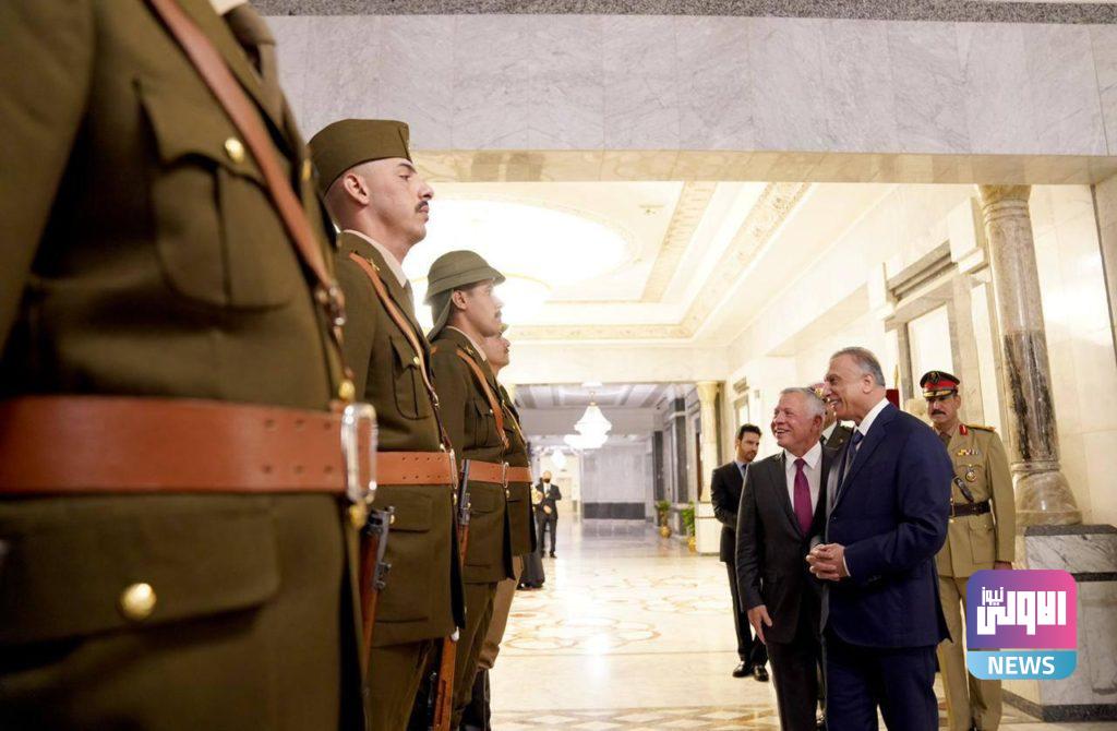 الكاظمي يستقبل العاهل الأردني في القصر الحكومي 26 IMG 20210627 WA0046
