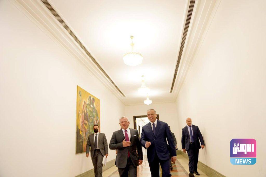 الكاظمي يستقبل العاهل الأردني في القصر الحكومي 22 IMG 20210627 WA0047