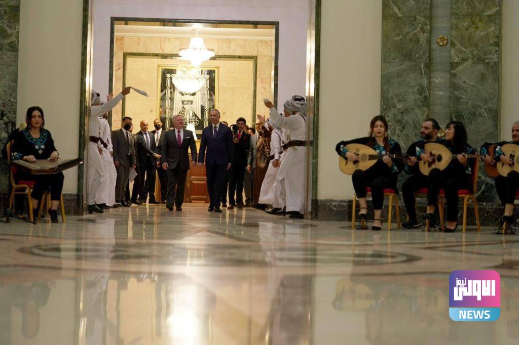 الكاظمي يستقبل العاهل الأردني في القصر الحكومي 24 IMG 20210627 WA0049