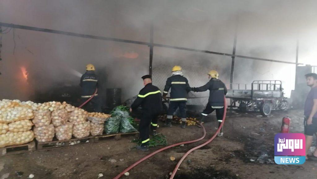مديرية الدفاع تعلن عن السيطرة على حادث حريق كبير اندلع داخل علوة محافظة النجف (صور) 13 IMG 20210622 145535 960