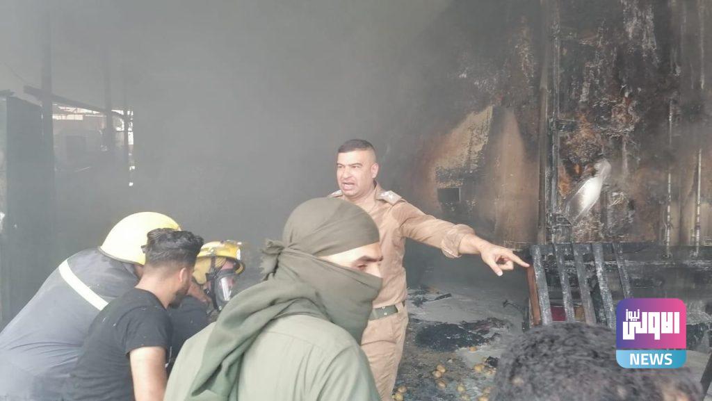 مديرية الدفاع تعلن عن السيطرة على حادث حريق كبير اندلع داخل علوة محافظة النجف (صور) 10 IMG 20210622 145544 337