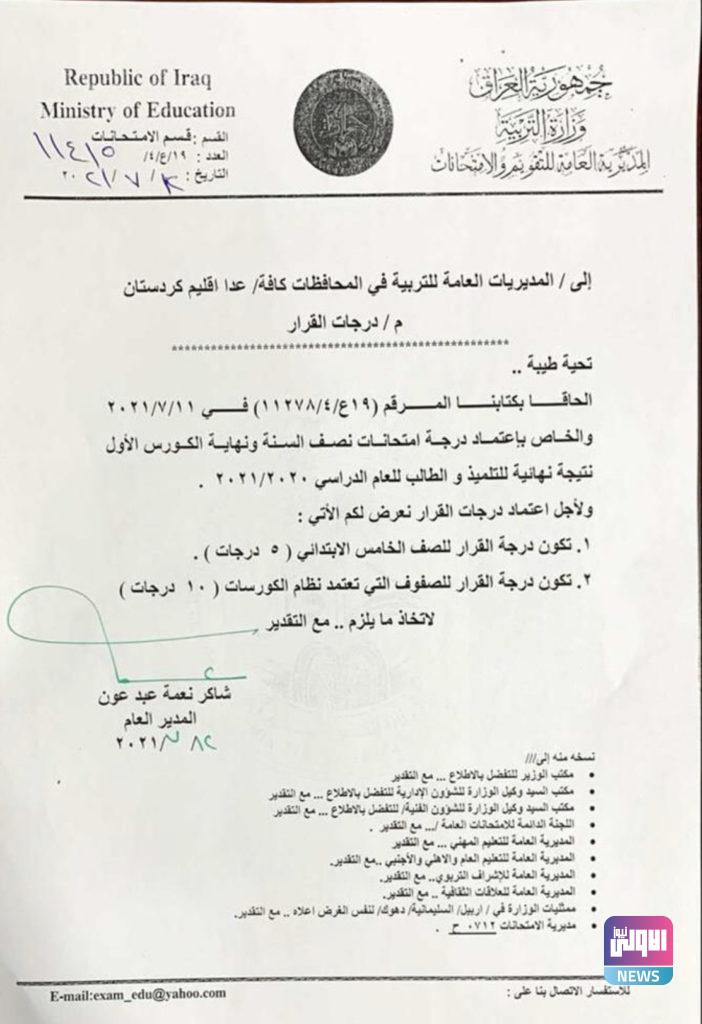 التربية تحدد درجة "القرار" للصفوف غير المنتهية في جميع المراحل الدراسية 4 6A803B99 33CB 459F 83A7 B2B6FB4632D9