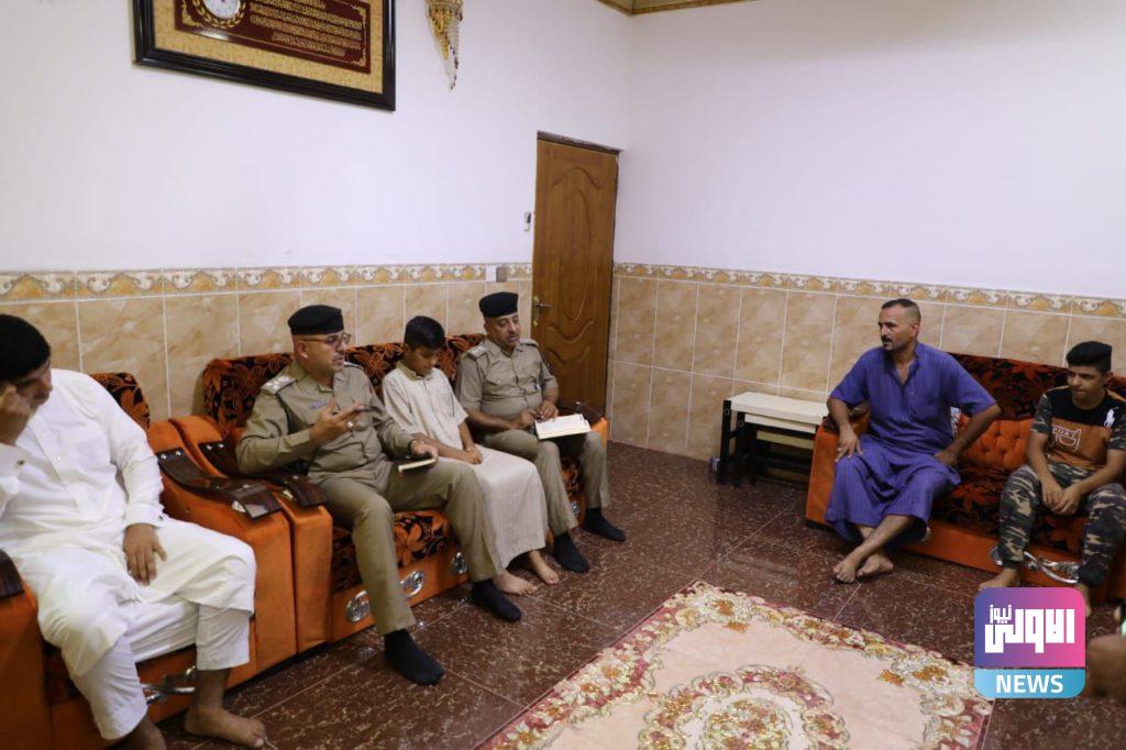 ديالى.. مدير قسم الشهداء والجرحى يزور عوائل شهداء مديرية الدفاع المدني 8 7C484279 221C 4589 B30C 8CF5D0A39445