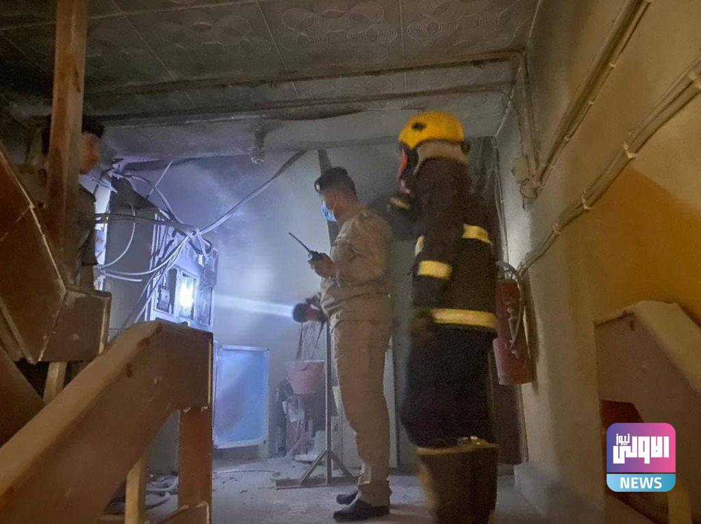 الدفاع المدني يخمد حريقاً داخل مصرف حكومي جنوبي العراق (صور) 10 AEE61E89 91B3 417C 82E3 D1E1B225BA8C