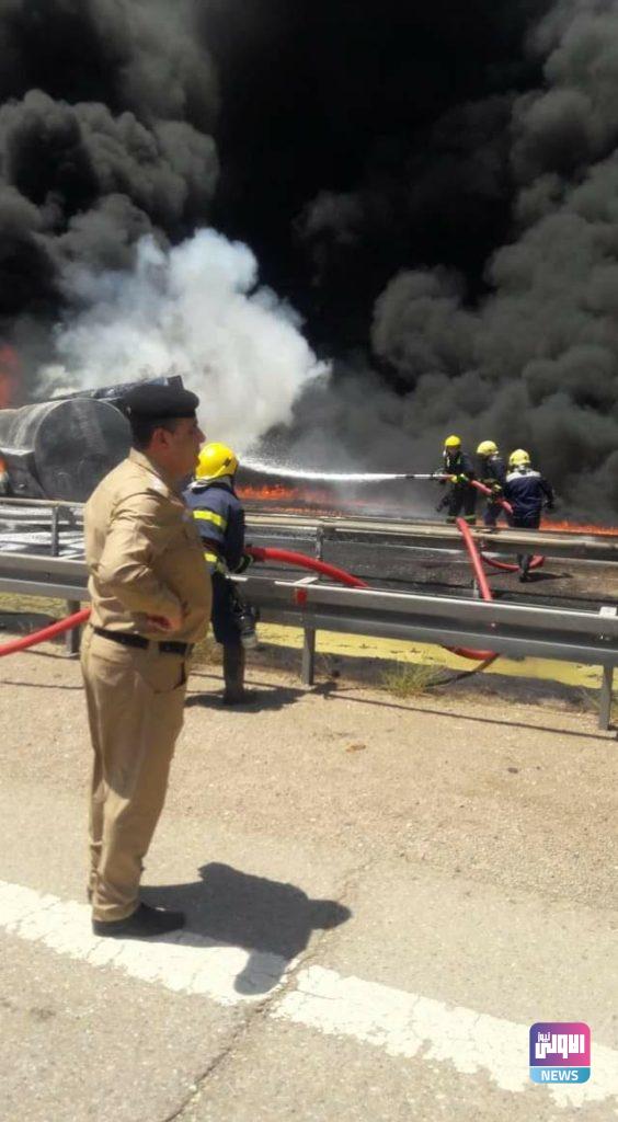 حريق ضخم يقطع طريقاً نحو بغداد (صور) 11 C89D2C70 4B7E 4940 928C 1F6AED3C5171
