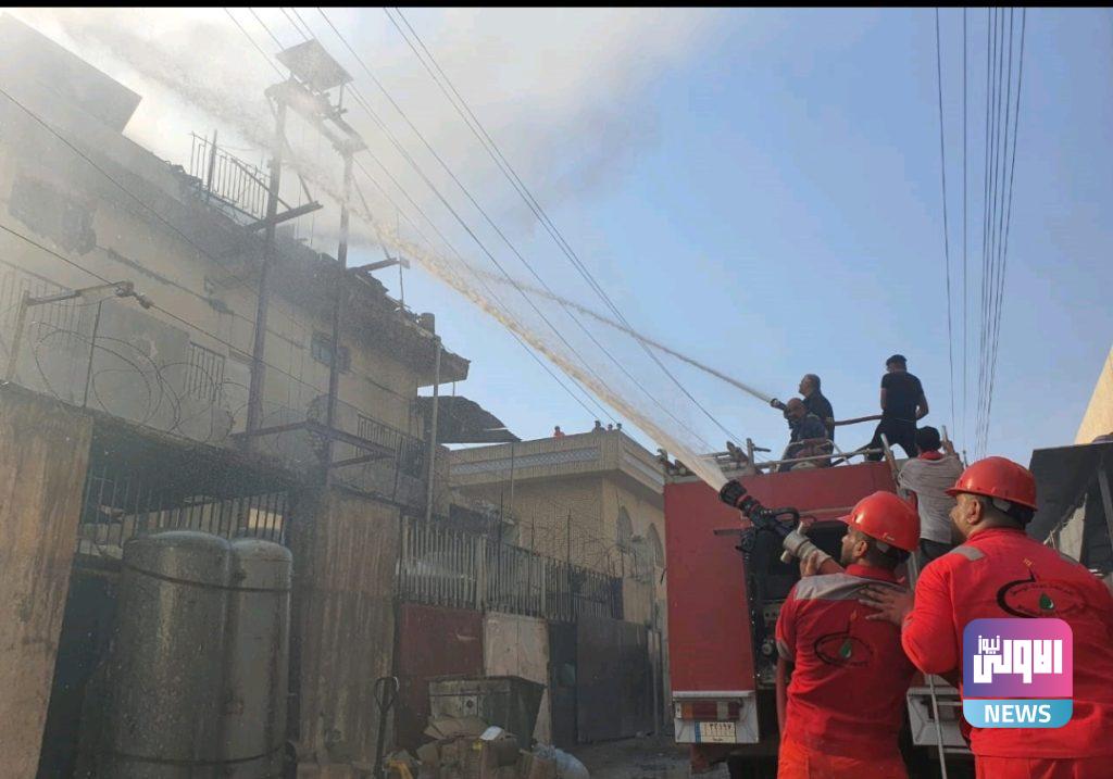 الدفاع المدني تخمد حريقاً اندلع في معمل للألبان شمال شرق بغداد (صور) 12 Screenshot 20210715 180701