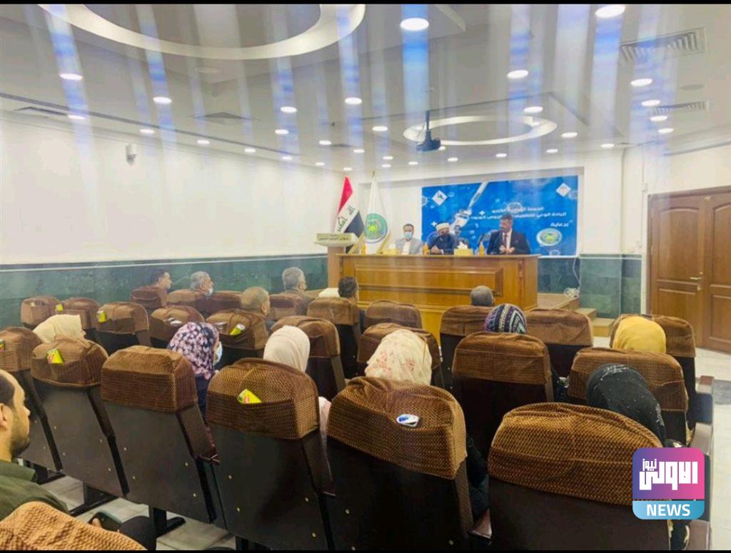 الوقف السني يعقد حملة توعية للوقاية من كورونا في ظل زخم المقاعد وعدم التباعد 7 Screenshot 20210727 123953