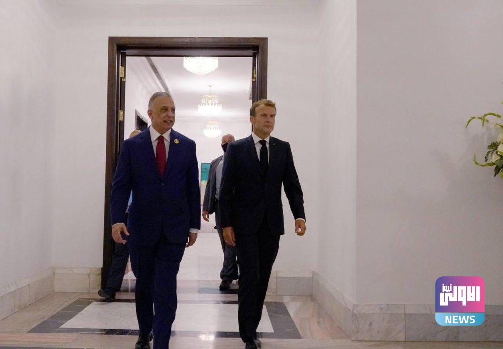 الكاظمي يلتقي ماكرون بالقصر الحكومي 7 4EF28A1E C891 4A25 8B9F BF9614ECD578