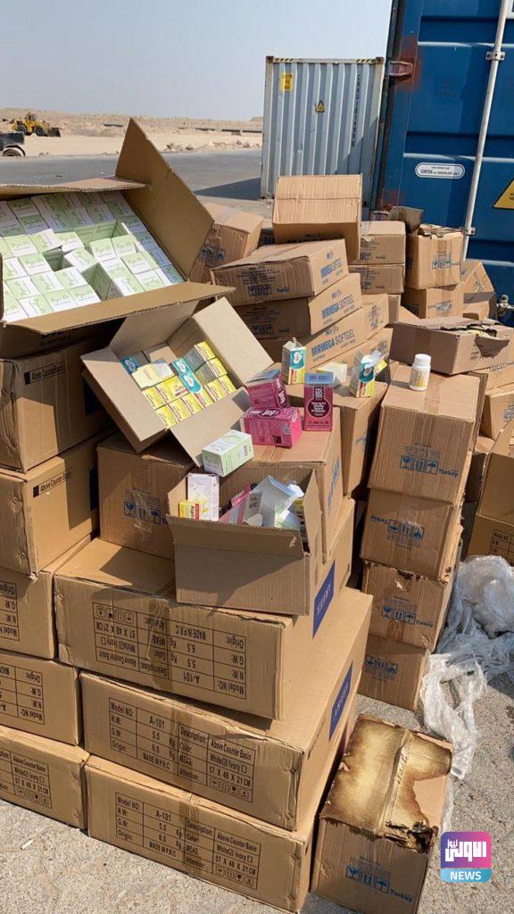 ضبط وإحباط محاولة تهريب أدوية بشرية في ميناء ام قصر الشمالي 4 71C4CB6F C918 4163 B26A AC3E9C1585E3