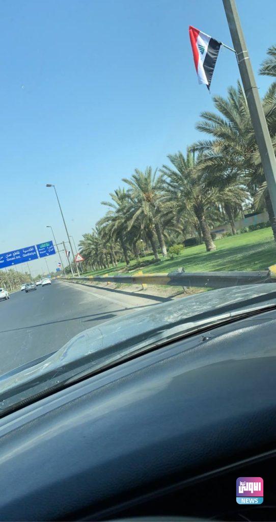 اعلام الدول المشاركة في مؤتمر بغداد الاقليمي تزين طريق المطار (صور) 18 C0F8D7E4 C77D 4004 A6D1 BFBB44AA8EA0