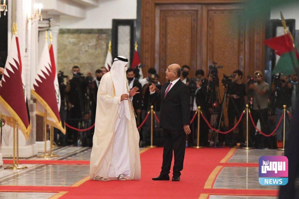 رئيس الجمهورية يستقبل أمير دولة قطر 28 CDE50827 1594 4E33 9F16 EEBE3BBCC5EB