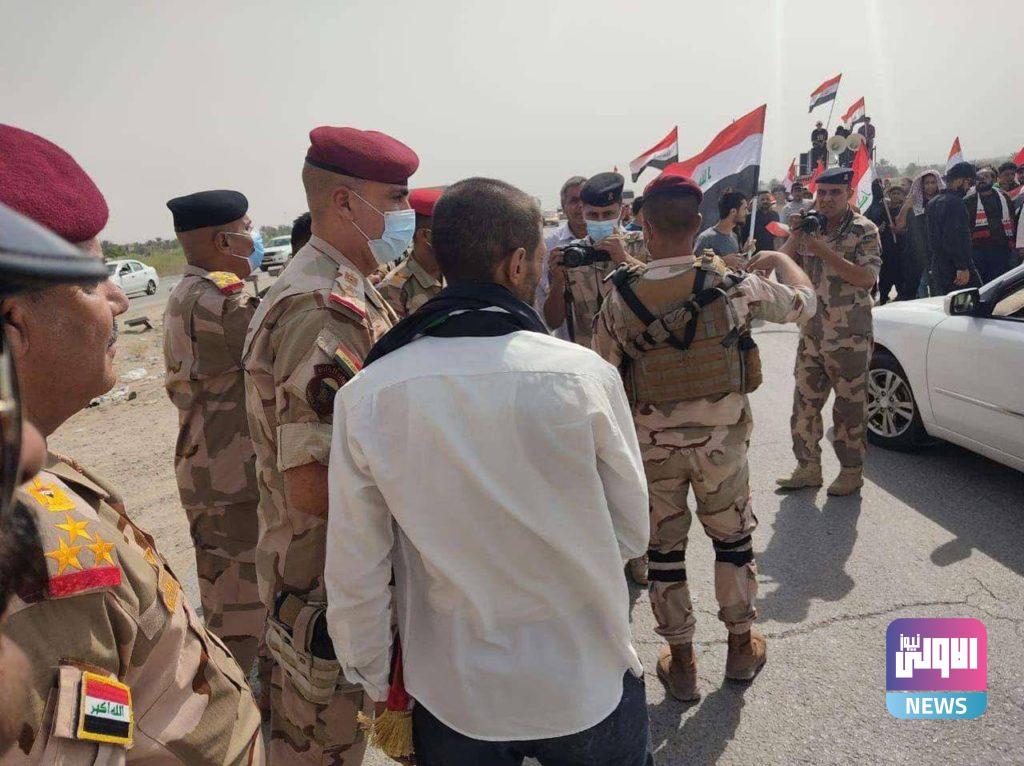 الغانمي يستقبل المتظاهرين القادمين من جنوب العراق الى الانبار (صور) 8 DCBEE9EB 5152 4B6A 90AB 763F6011A849