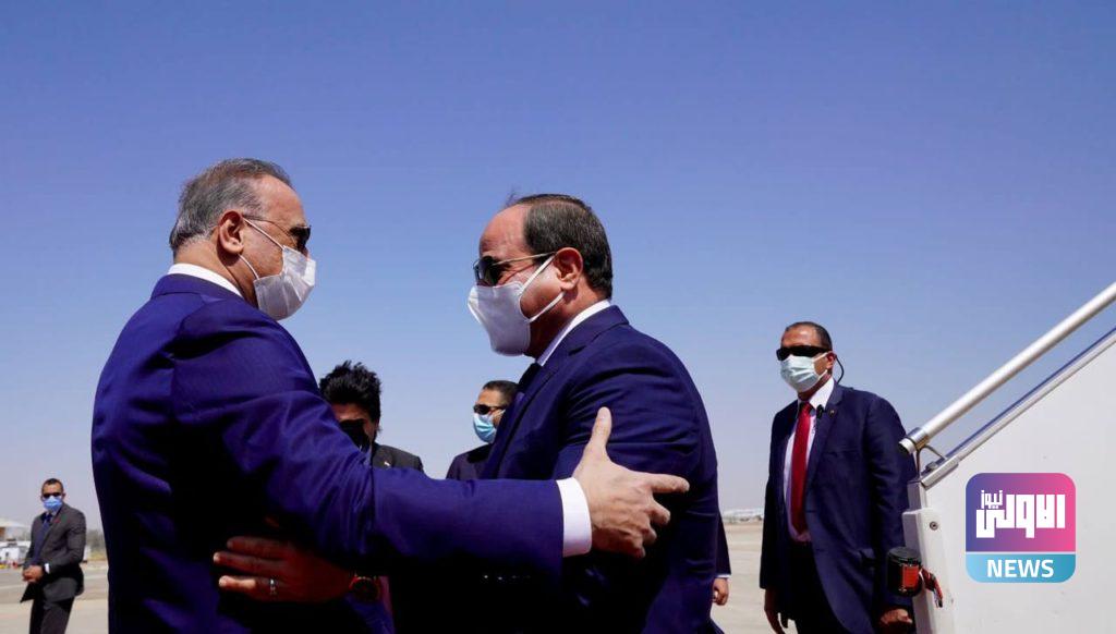 الكاظمي يستقبل الرئيس المصري في مطار بغداد 14 F3794454 124F 4FEE 9EEB 6EA87C60F795