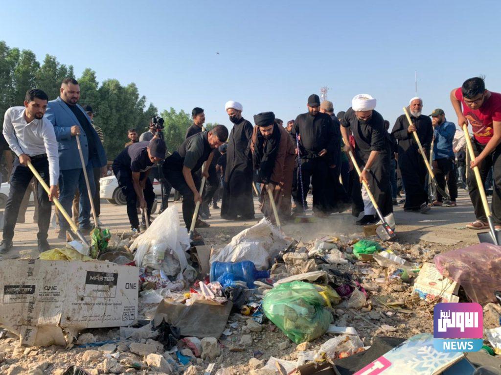 أفراد من التيار الصدري يباشرون بحملة التنظيف في النجف 10 FBAE3CFB 1D8C 4207 9917 B383F5AA22F6